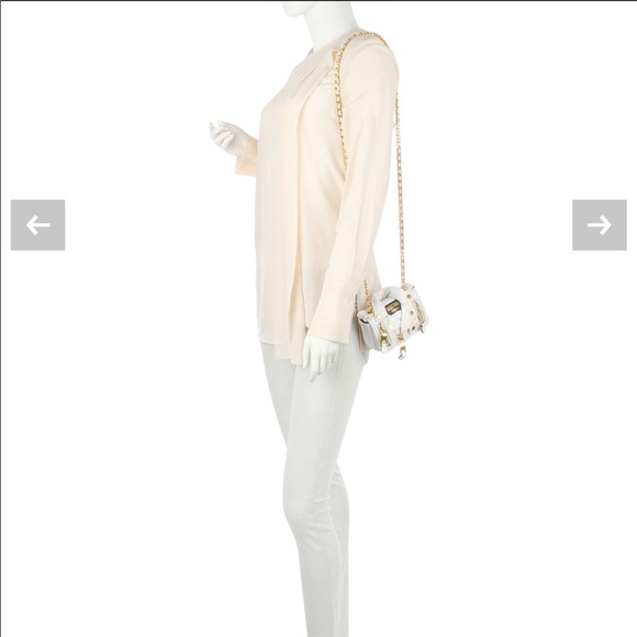 Moschino Shoulder Biker Mini Nappa Bag - Picture 8 of 8